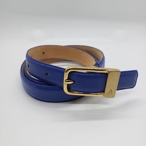 🥰5/$25 Vintage Liz Claiborne | Blue Leather Belt